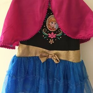 Frozen anna dress & cape